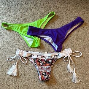 Vibrant Bikini Bottoms Set